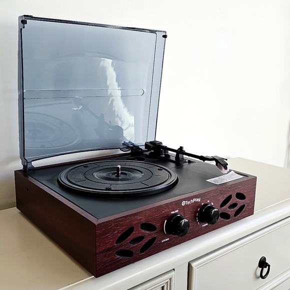 TechPlay ODC15 Record Player Turntable Retro Classic 3 Speed Wood FM Radio - Picture 11 of 13